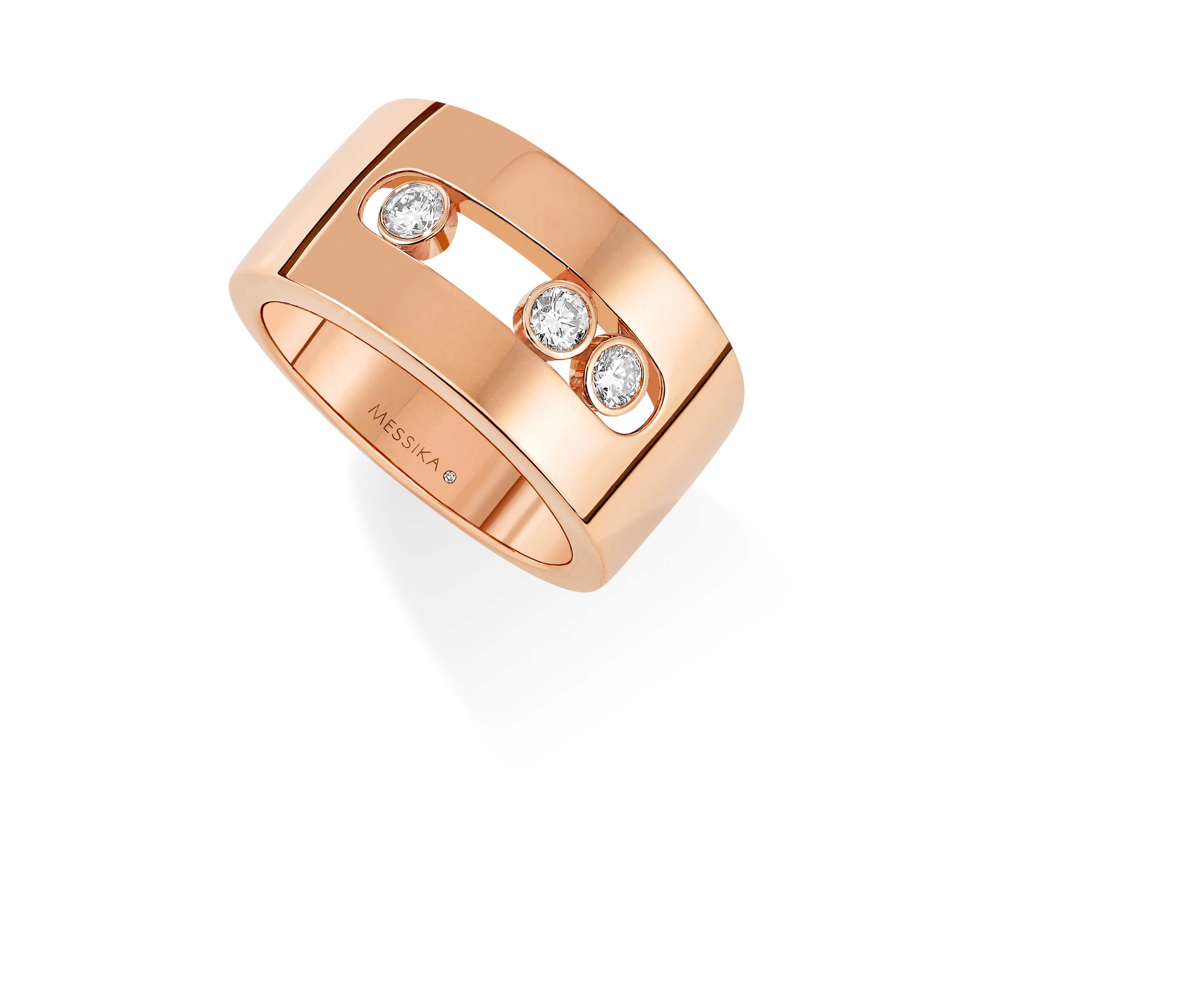 Bague Diamant Or Rose