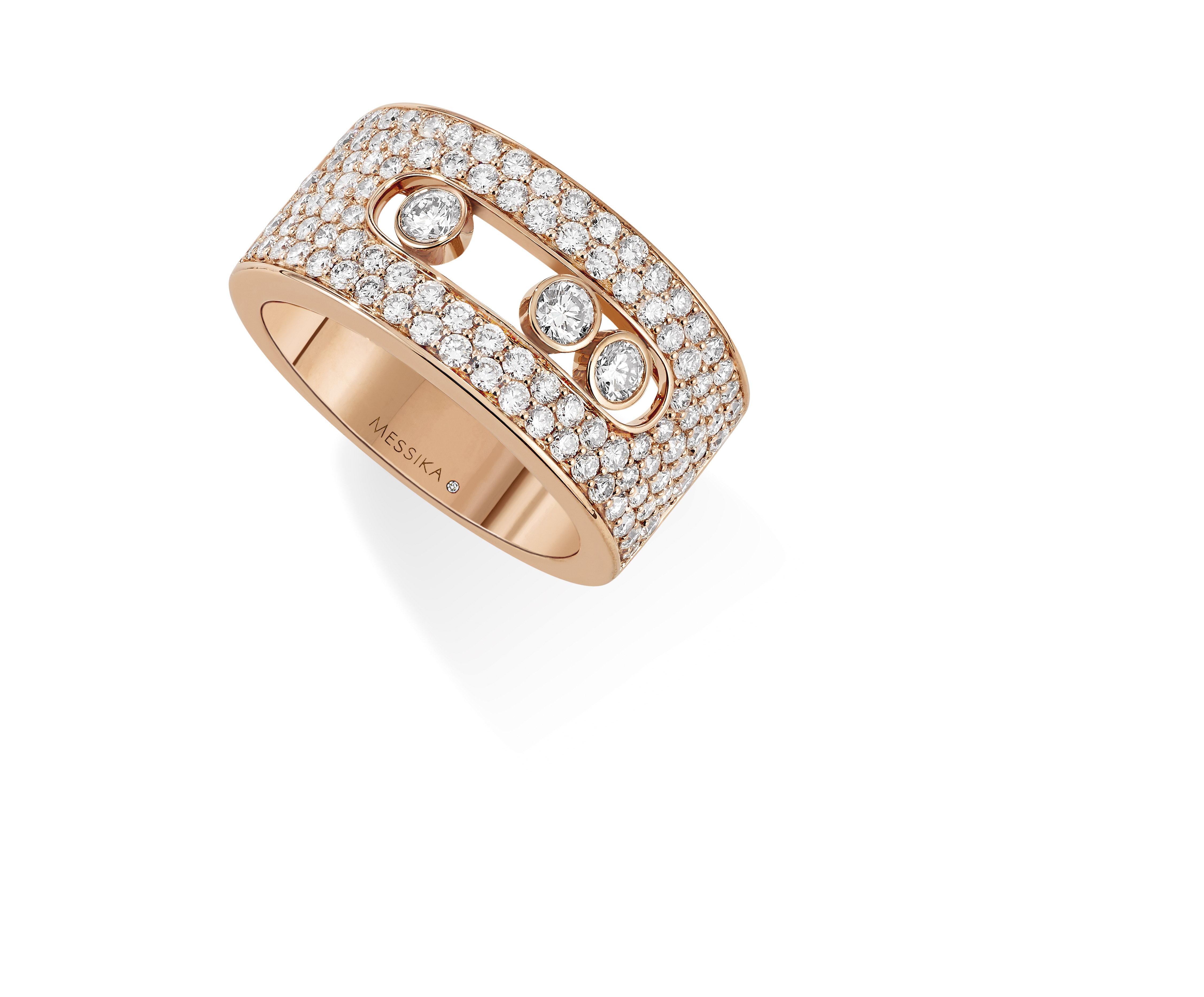 Bague Diamant Or Rose