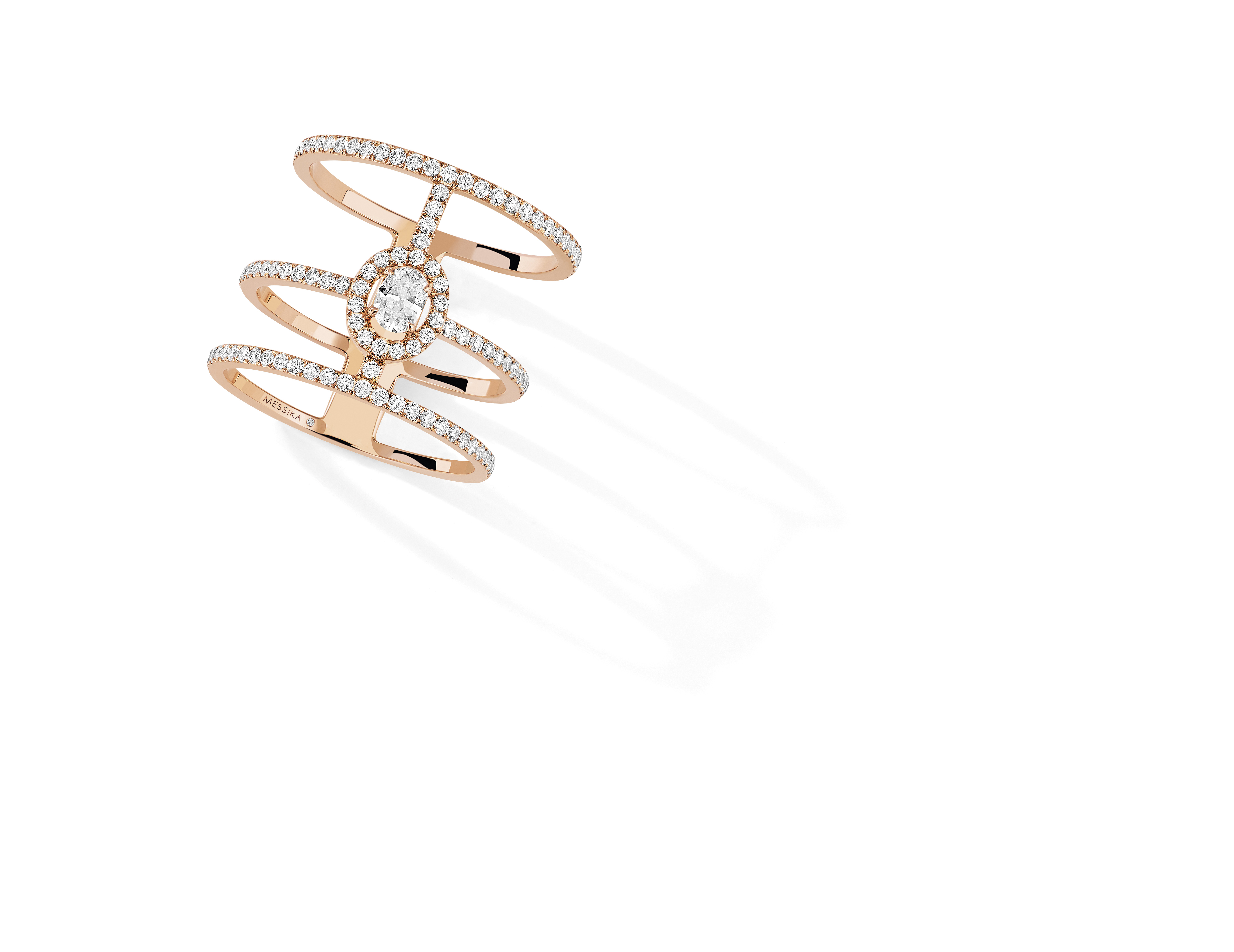 Bague Diamant Or Rose