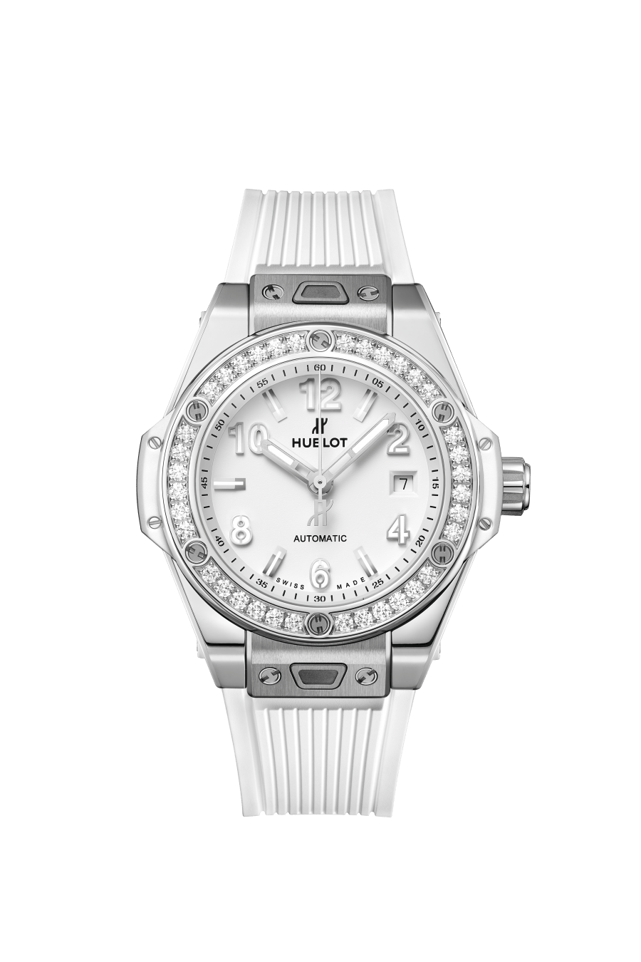 One Click Steel White Diamonds 33MM