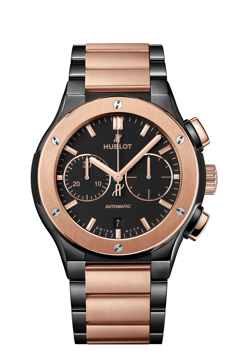 Chronograph Ceramic King Gold Bracelet 45MM