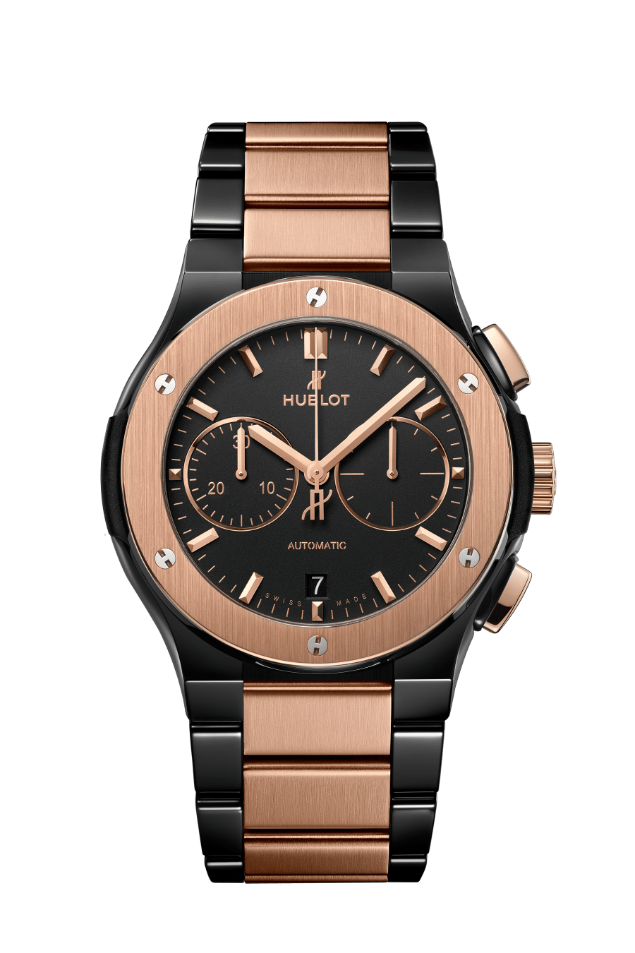 Chronograph Ceramic King Gold Bracelet 42MM