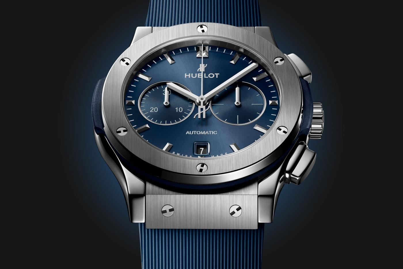 Chronograph Titanium Blue 42MM CLASSIC FUSION Référence :  541.NX.7170.RX -2