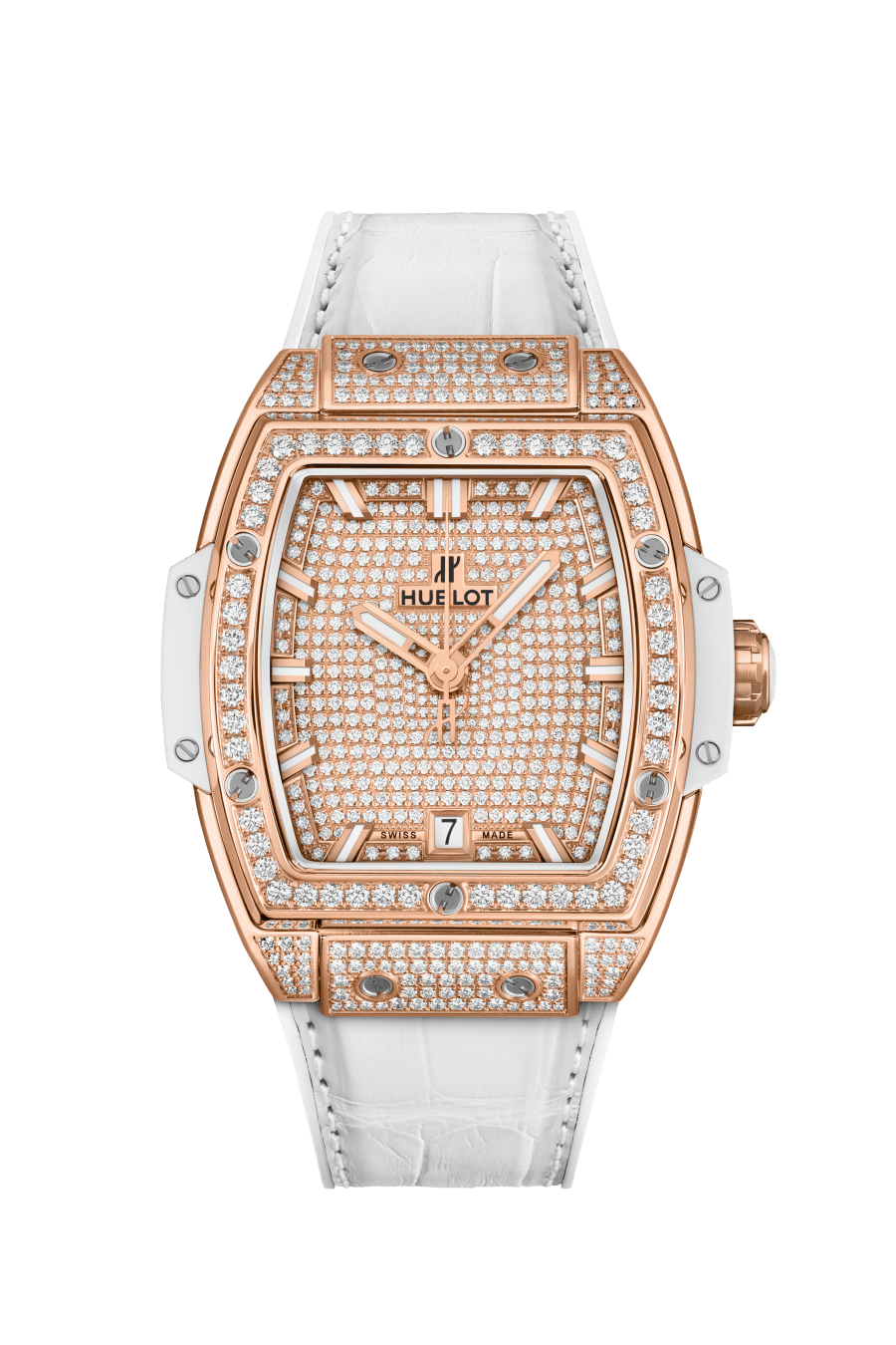 King Gold White Full Pavé 39MM