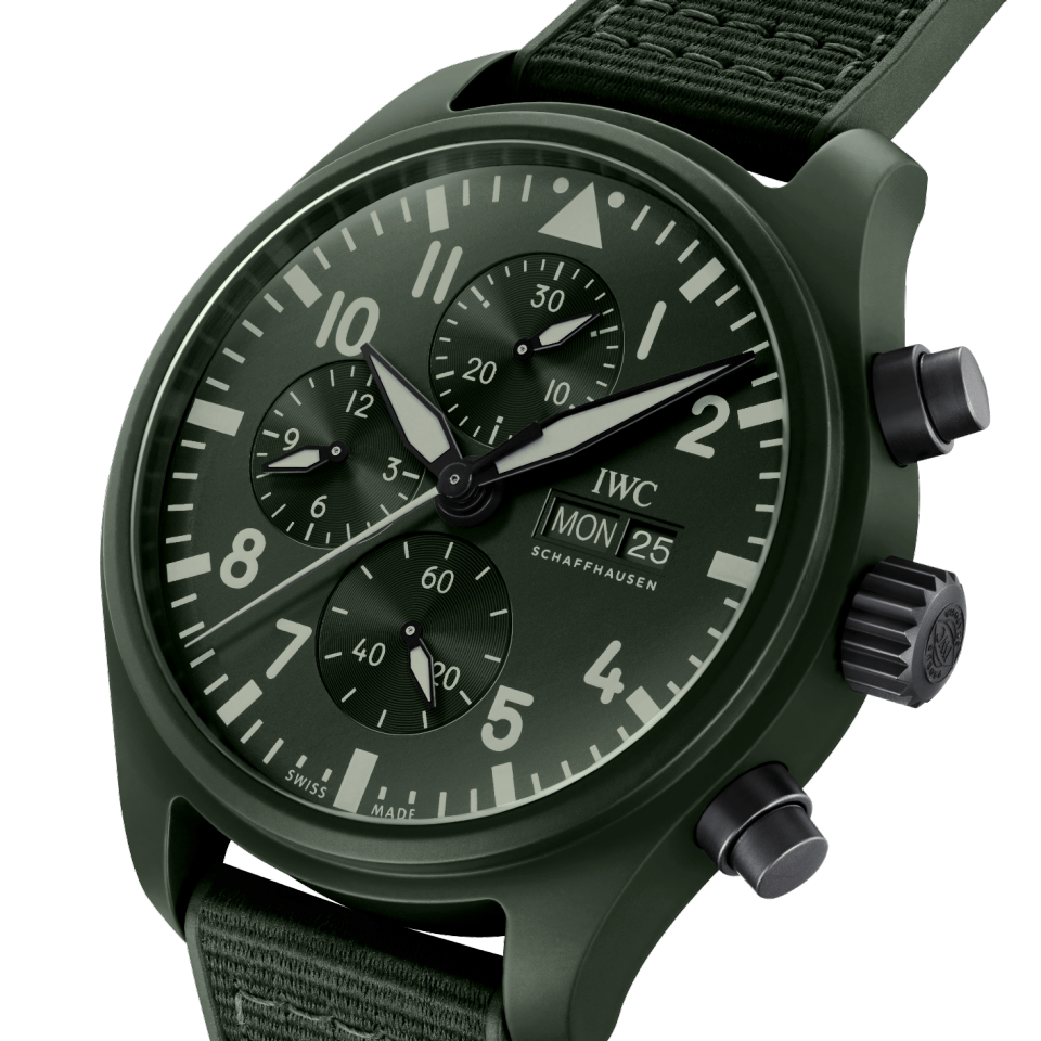 Montre d’Aviateur Chronographe TOP GUN Edition «Woodland» Montres d’Aviateur Référence :  IW389106 -3