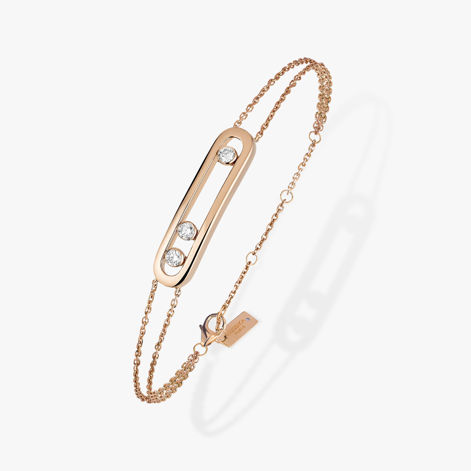 Bracelet Move Classique Diamant Or Rose