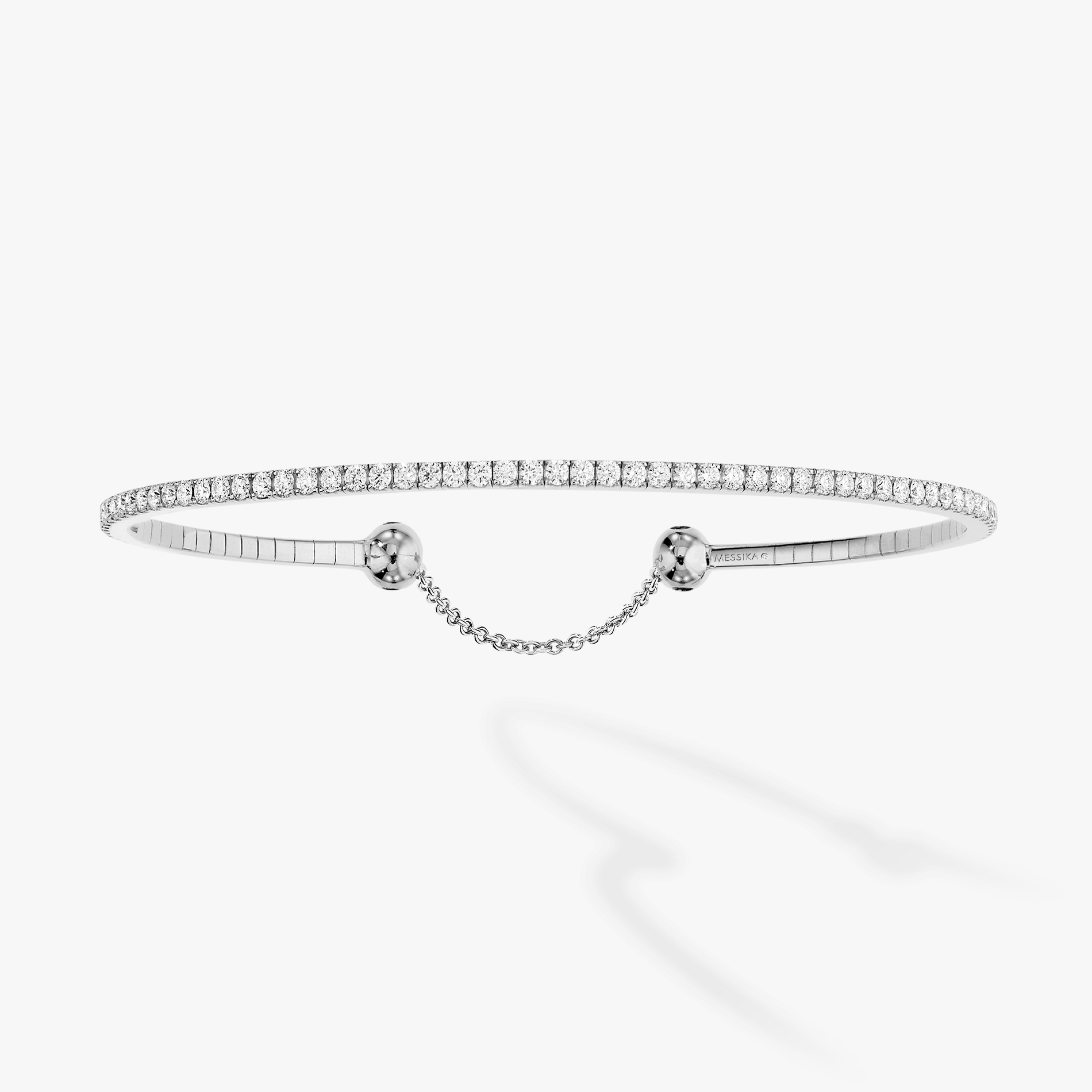 Bracelet Skinny 1,6ct Diamant Or Blanc