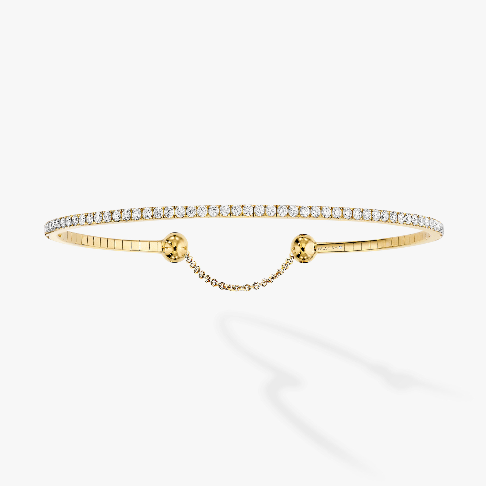 Bracelet Skinny 1,6ct Diamant Or Jaune