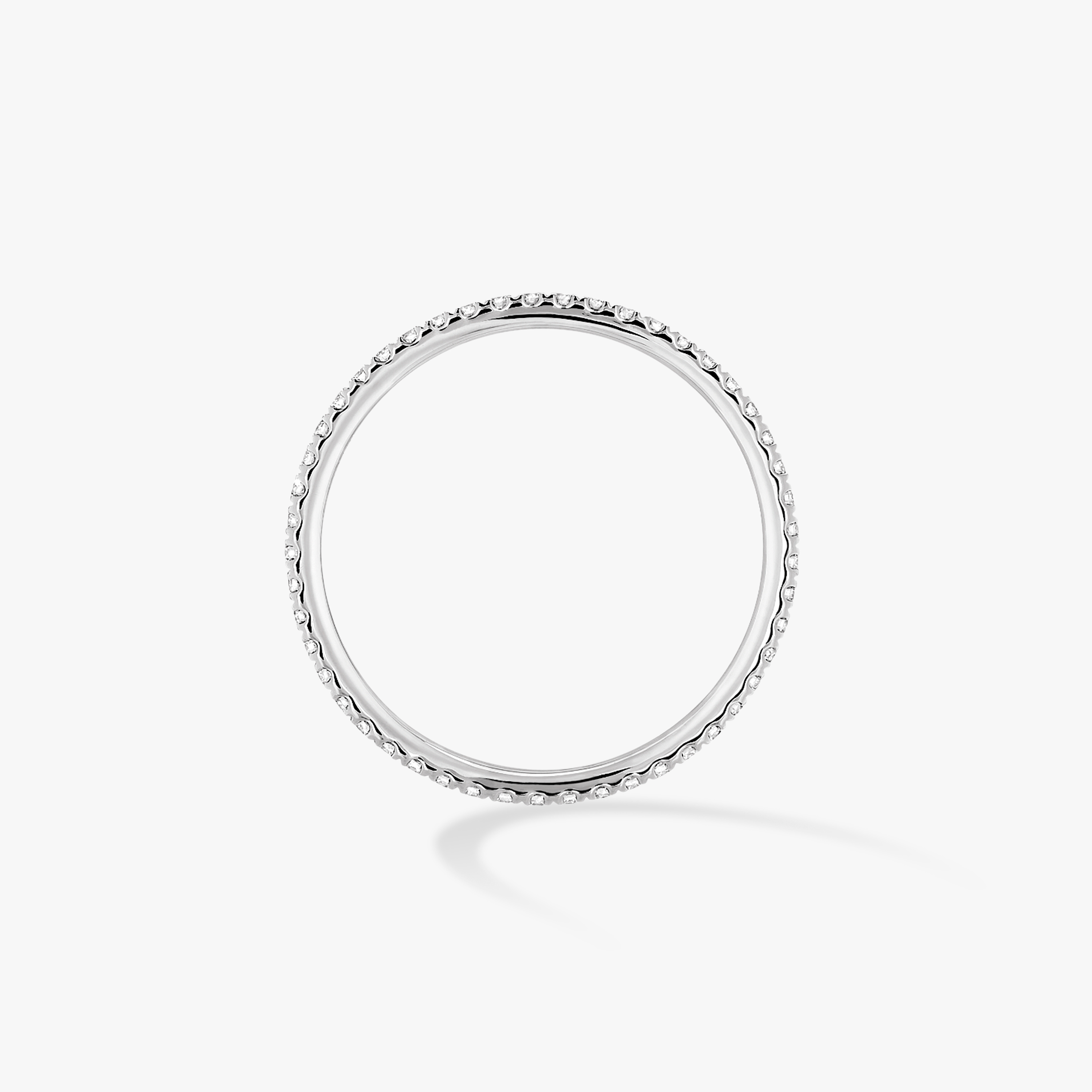 Bague Alliance Gatsby XS Diamant Or Blanc Gatsby Référence :  05064-WG -2