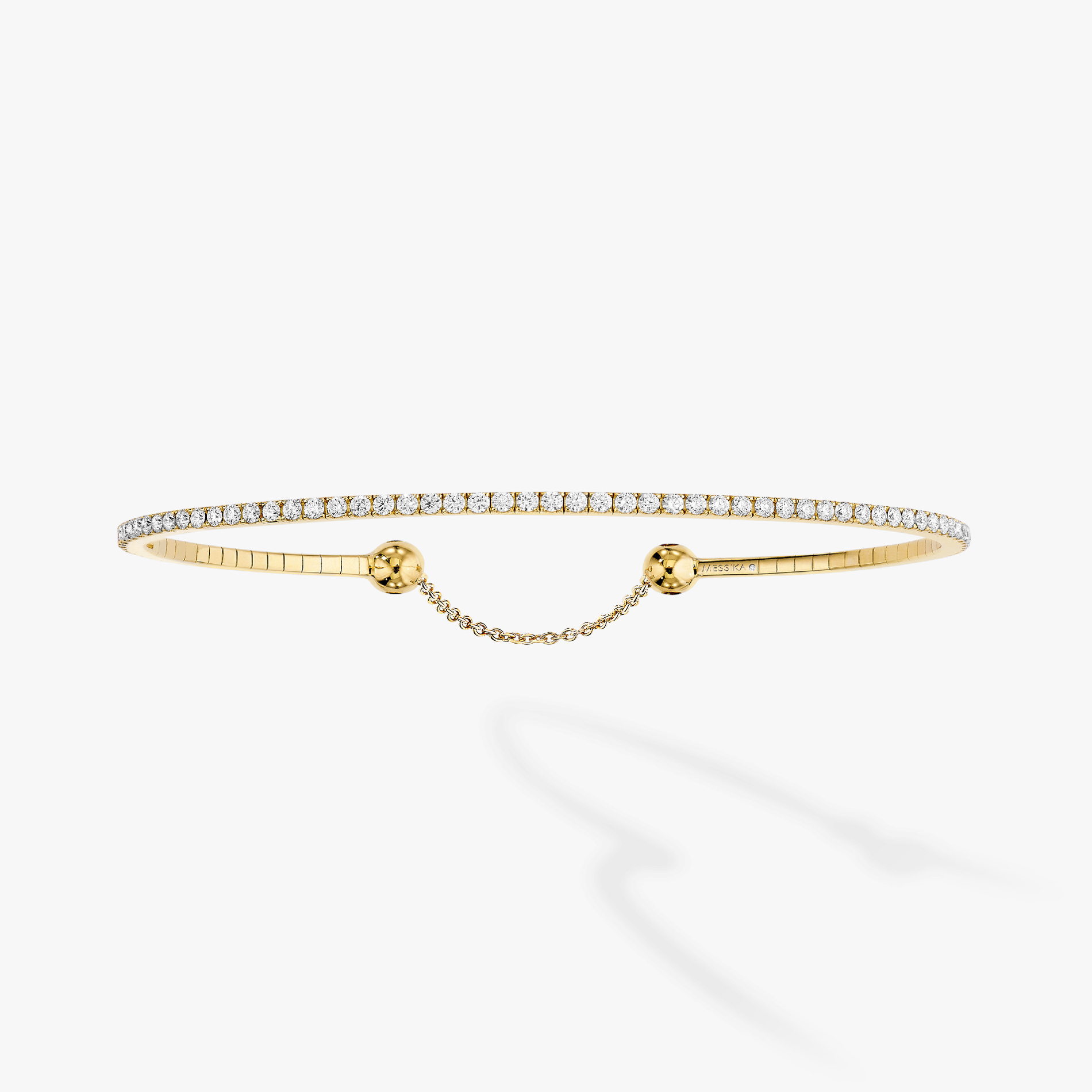 Bracelet Skinny 0,80ct Diamant Or Jaune