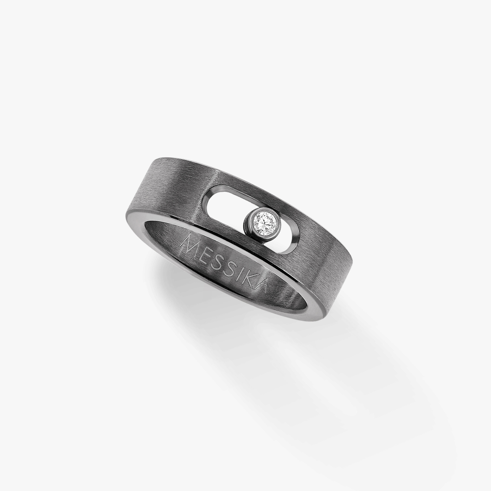 Bague Move Titanium Graphite PM Diamant Titane Graphite