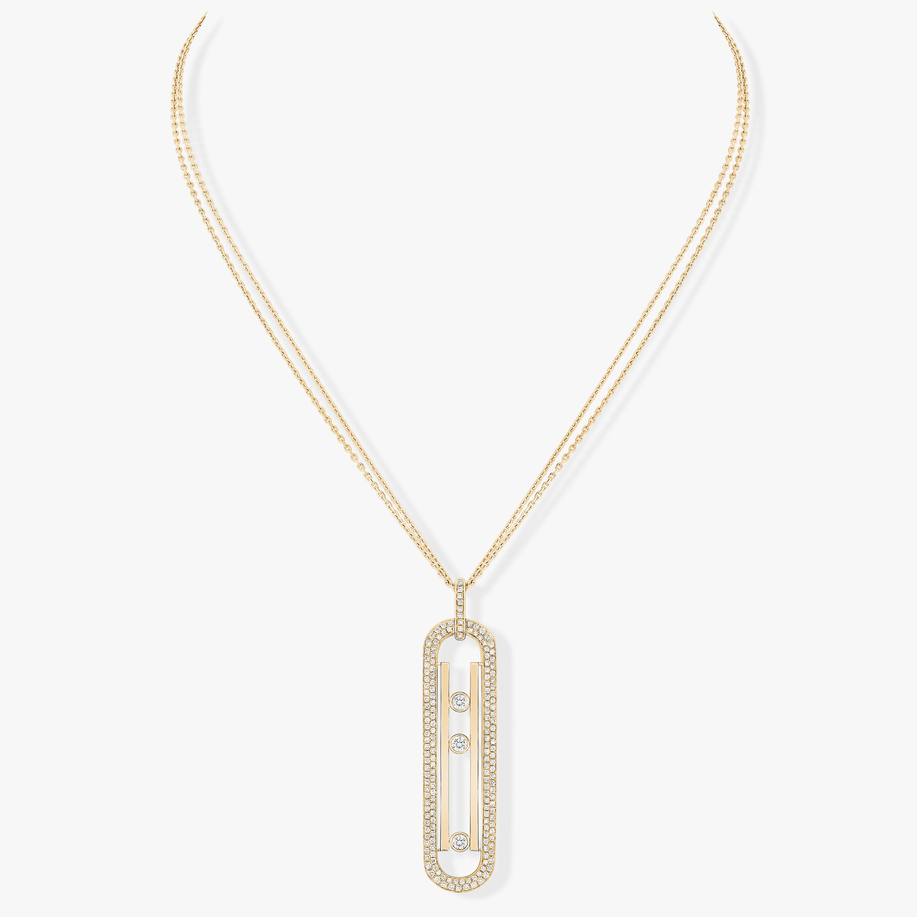 Collier Sautoir Move 10th Anniversary Diamant Or Jaune Move 10th Référence :  07228-YG -2