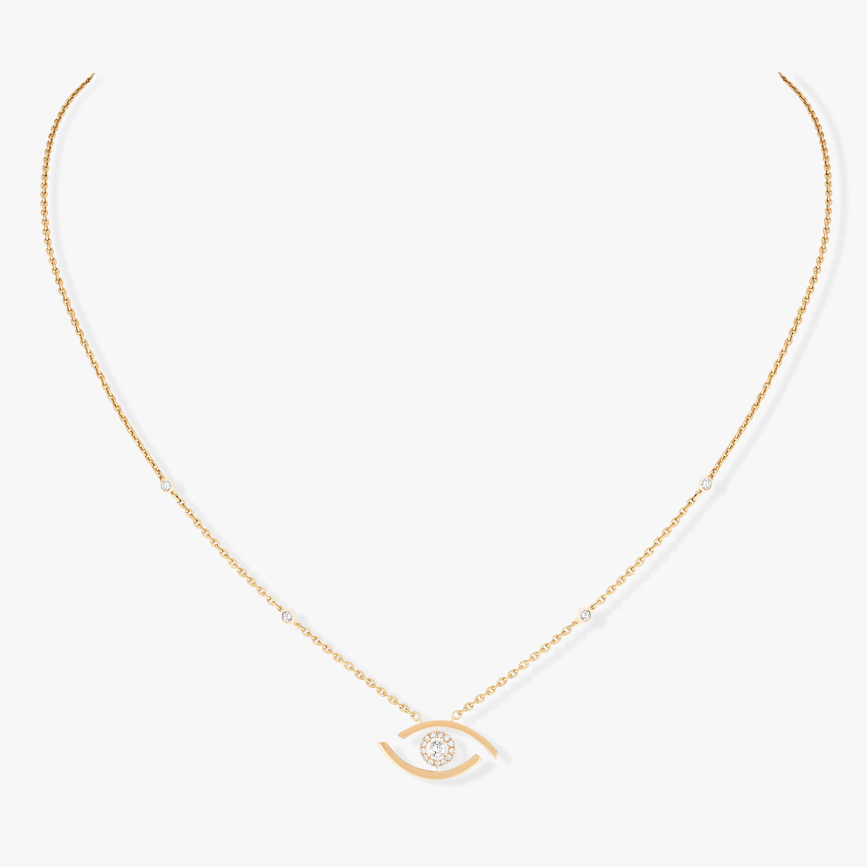 Collier Lucky Eye Diamant Or Jaune Lucky Eye Référence :  07524-YG -2