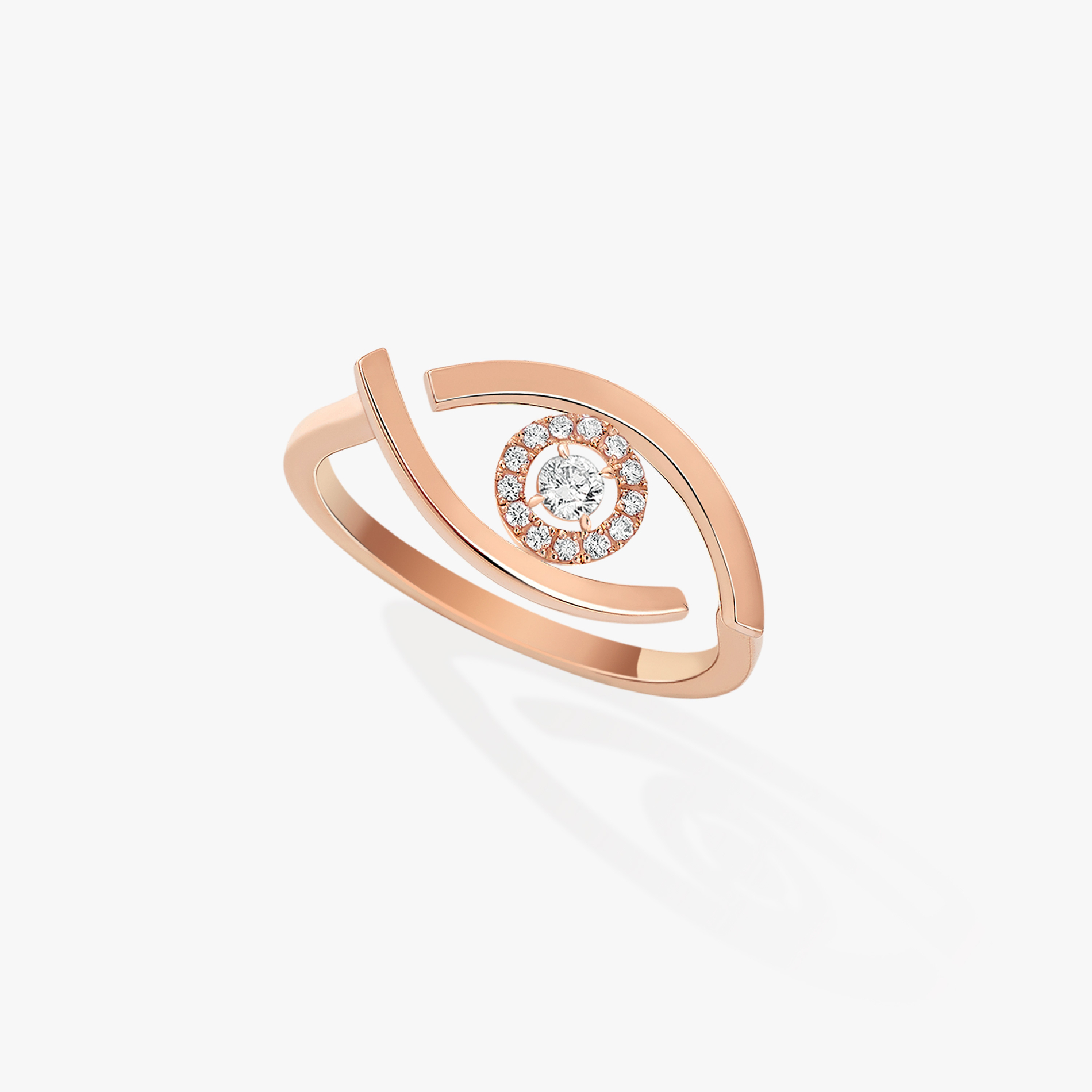 Bague Lucky Eye Diamant Or Rose