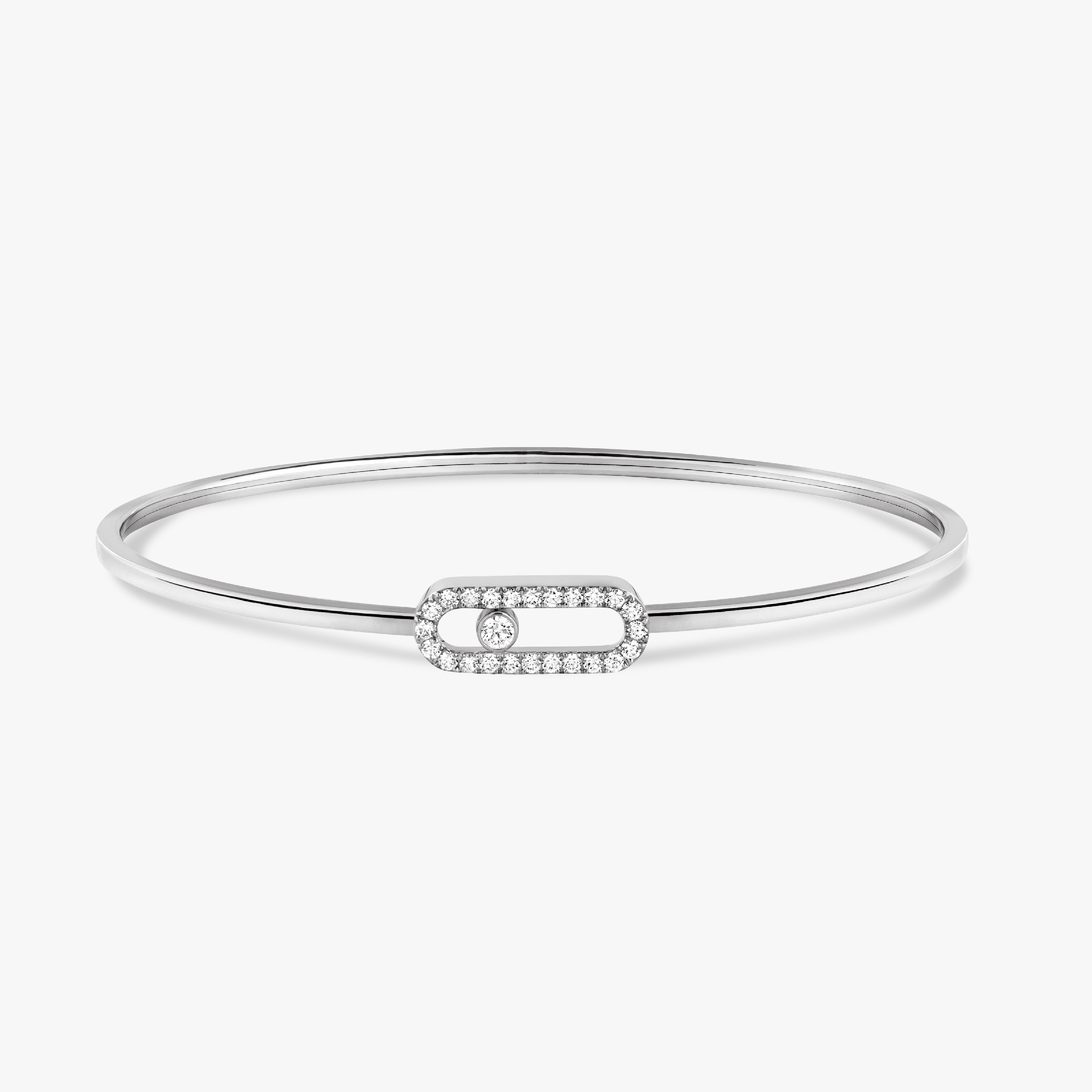 Bracelet Diamant Or Blanc