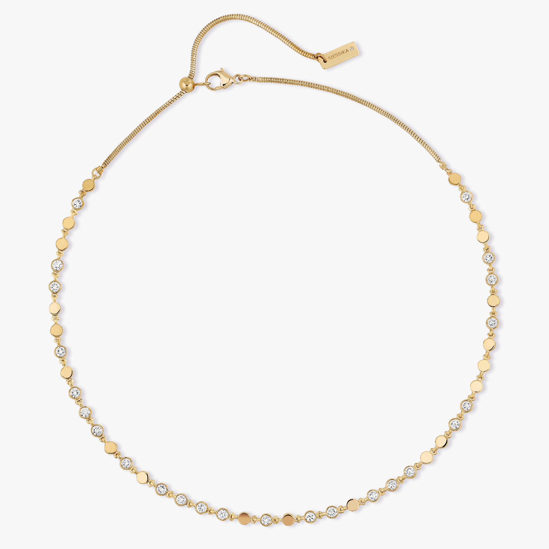 Collier D-Vibes PM Diamant Or Jaune