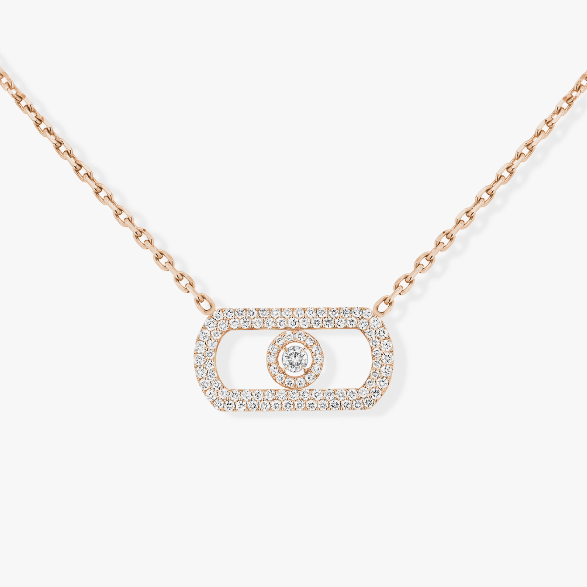 COLLIER DIAMANT OR Rose SO MOVE PAVÉ