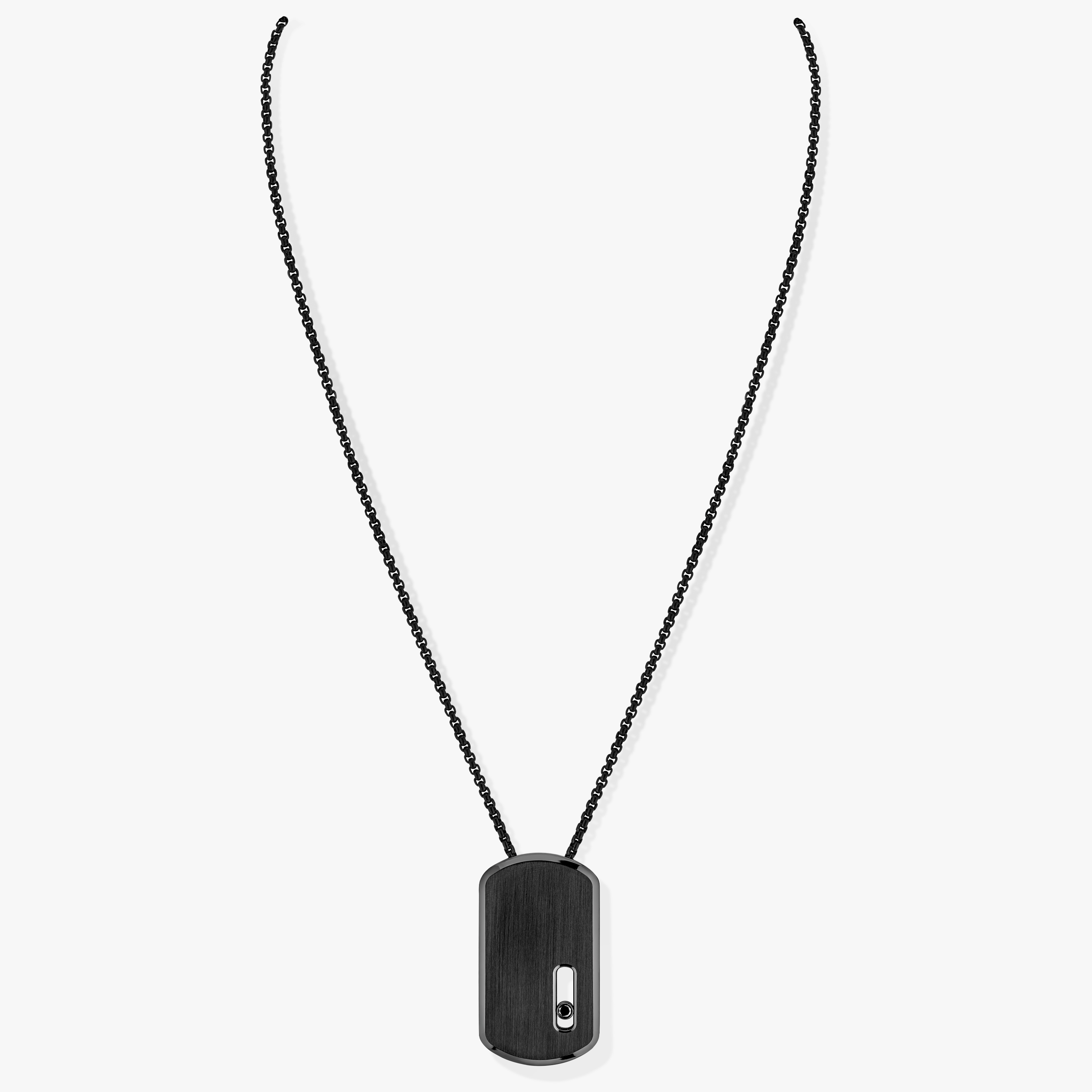 COLLIER DIAMANT TITANE BLACK PENDENTIF GM MOVE TITANIUM BLACK Move Titanium Référence :  13195-TB -2