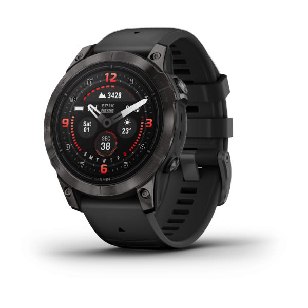 epix™ Pro (Gen 2) Sapphire Edition | 47 mm - Titane avec revêtement en Carbon Gray DLC et bracelet noir