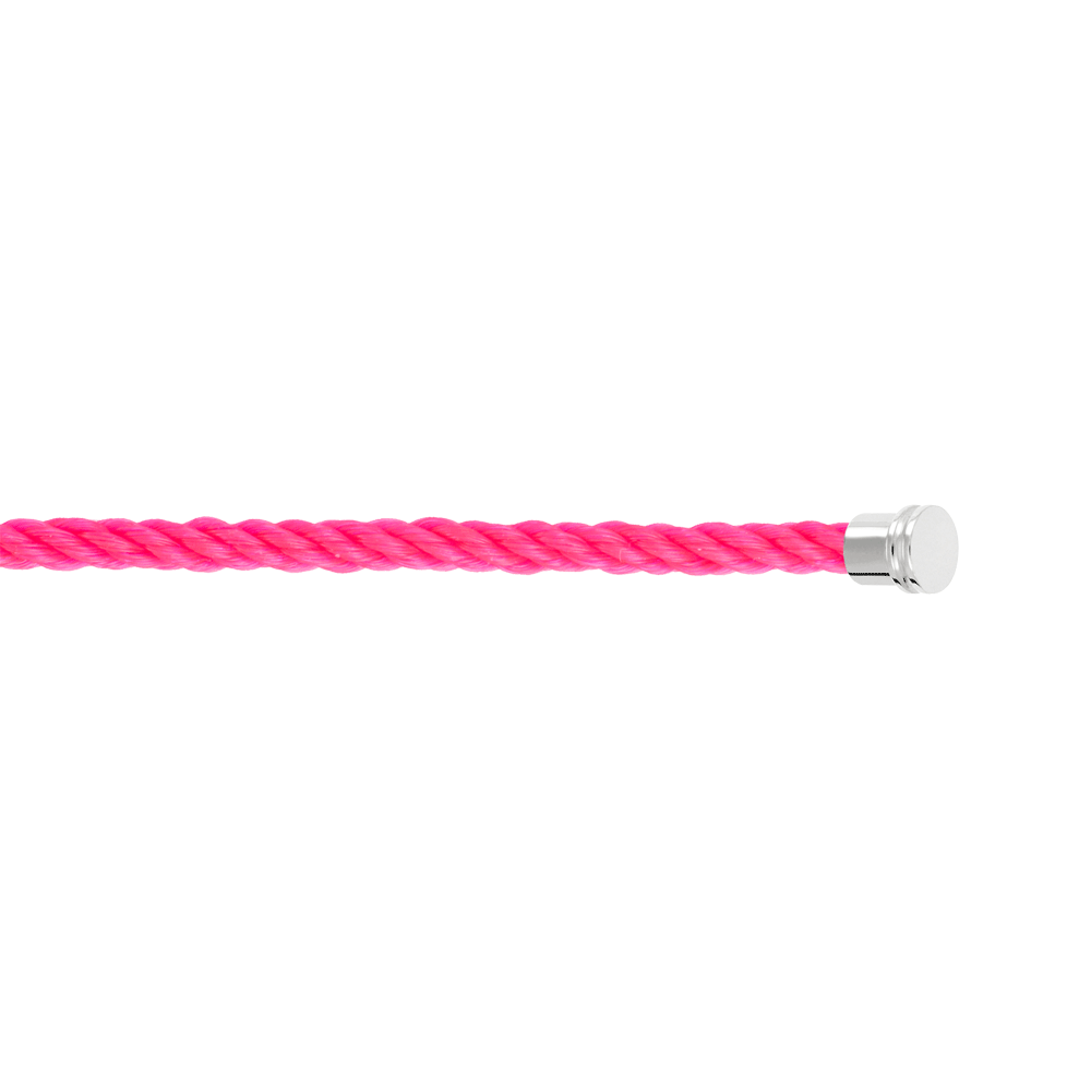 Cable rose fluo