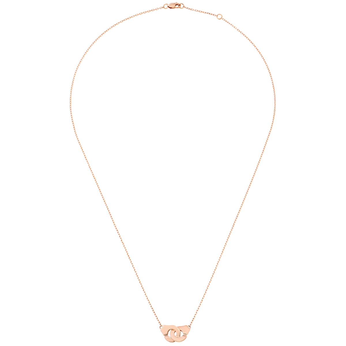 Collier Menottes dinh van R8 or rose Menottes dinh van Référence :  601205 -2