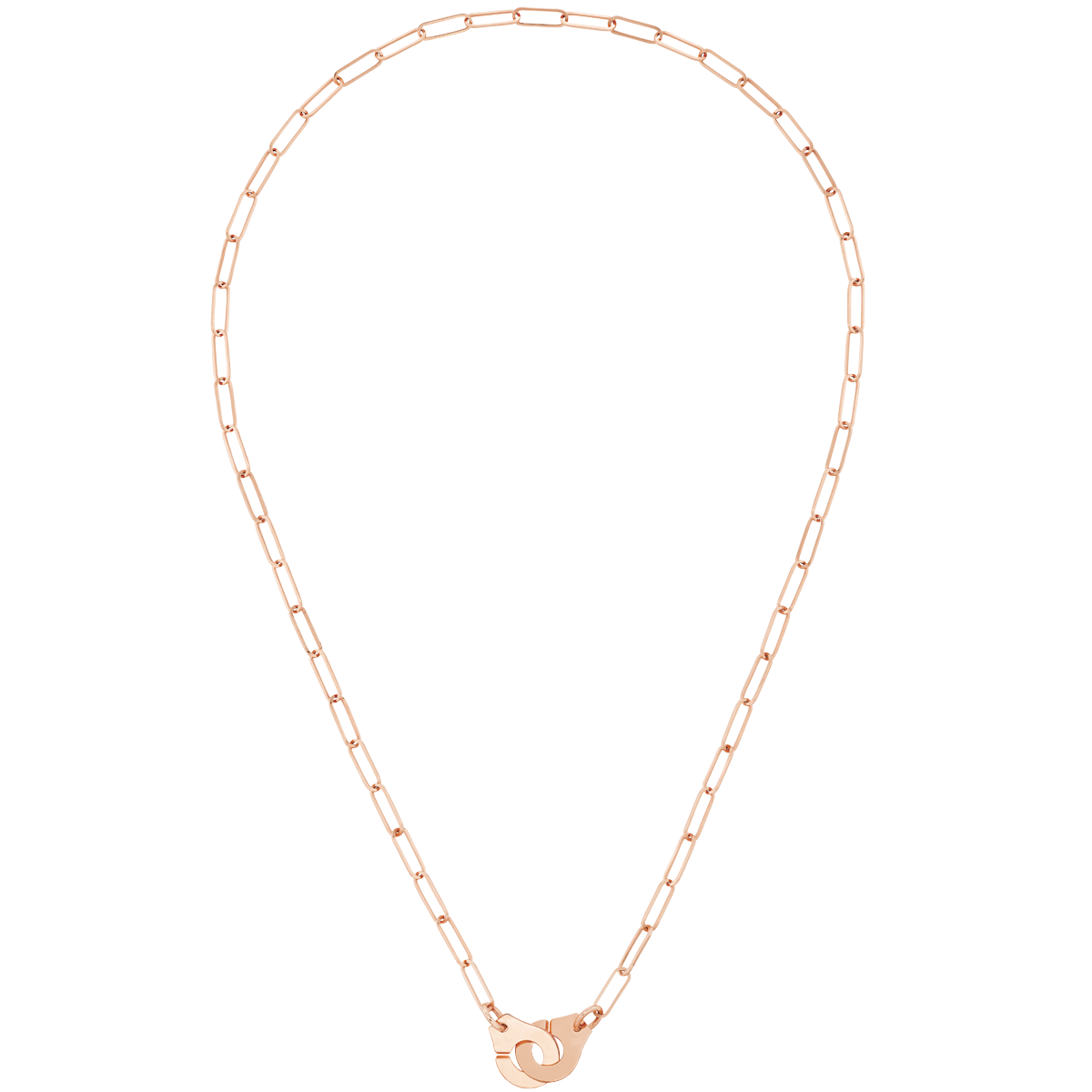 Collier Menottes dinh van R10 or rose Menottes dinh van Référence :  654105 -2