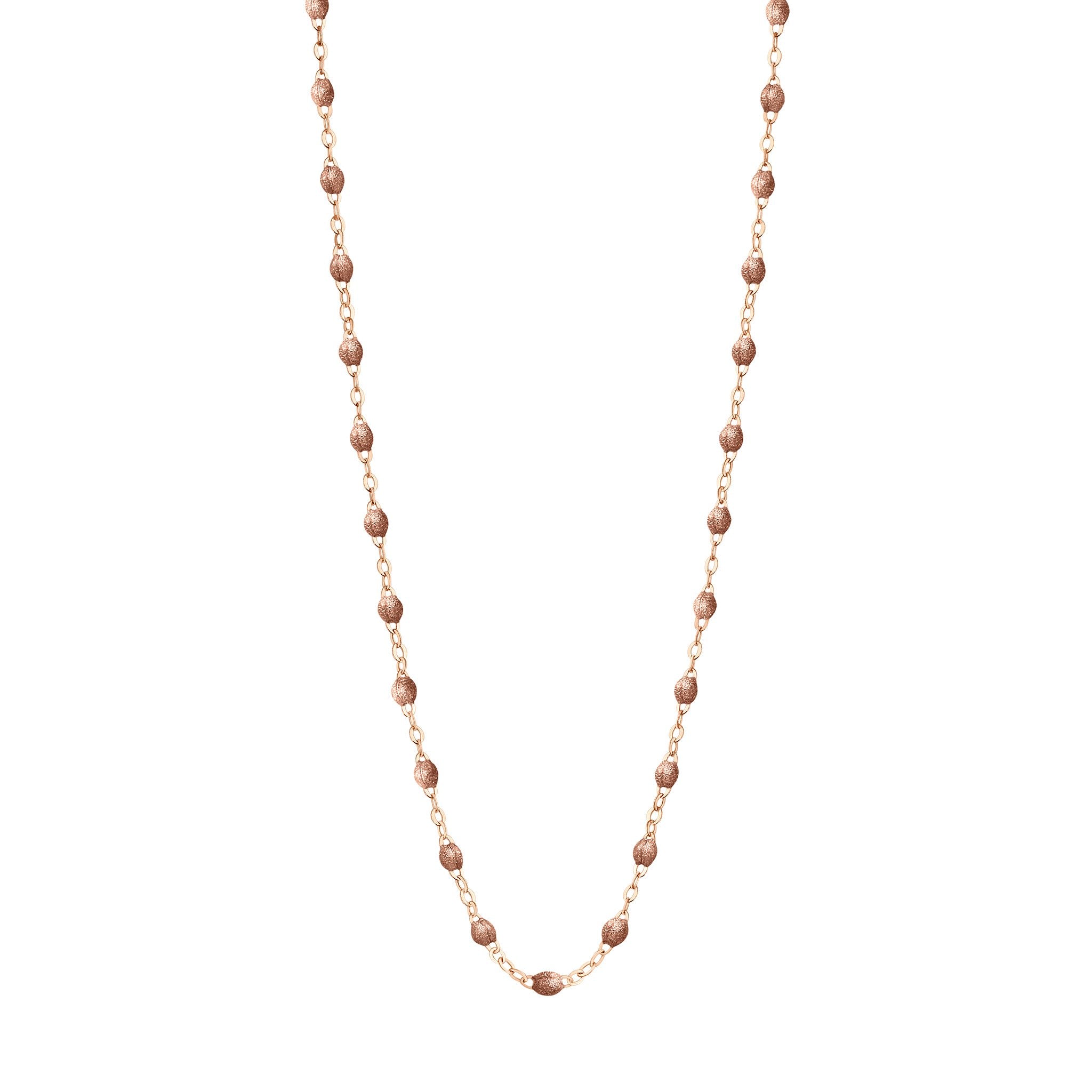 Collier cuivre Classique Gigi, or rose, 45 cm classique gigi Référence :  b1gi001r2645xx -1