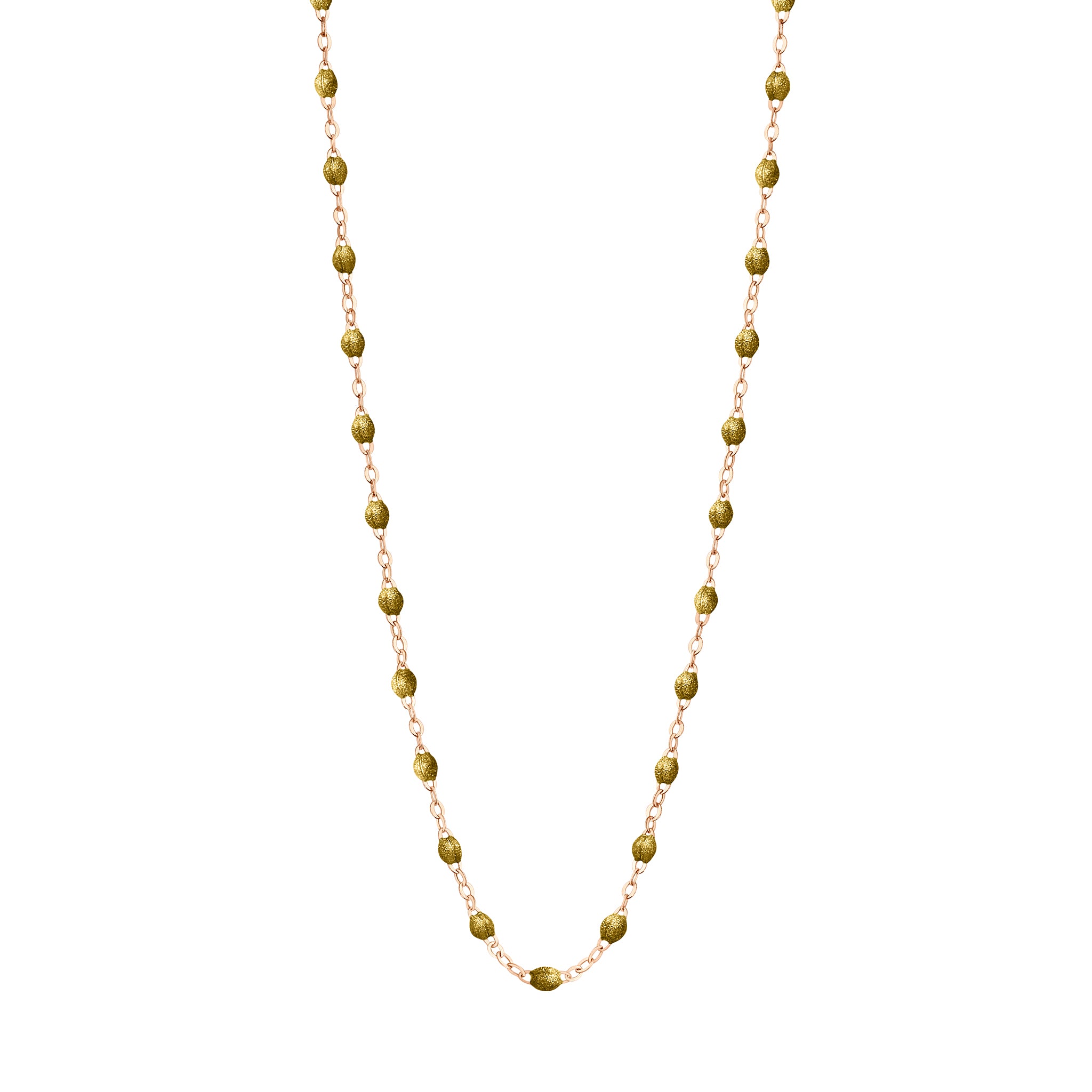 Collier doré Classique Gigi, or rose, 42 cm