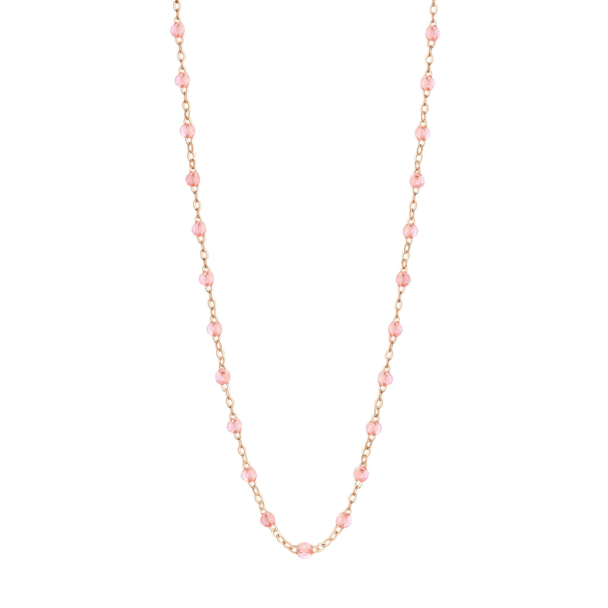 Collier rosée Classique Gigi, or rose, 42 cm