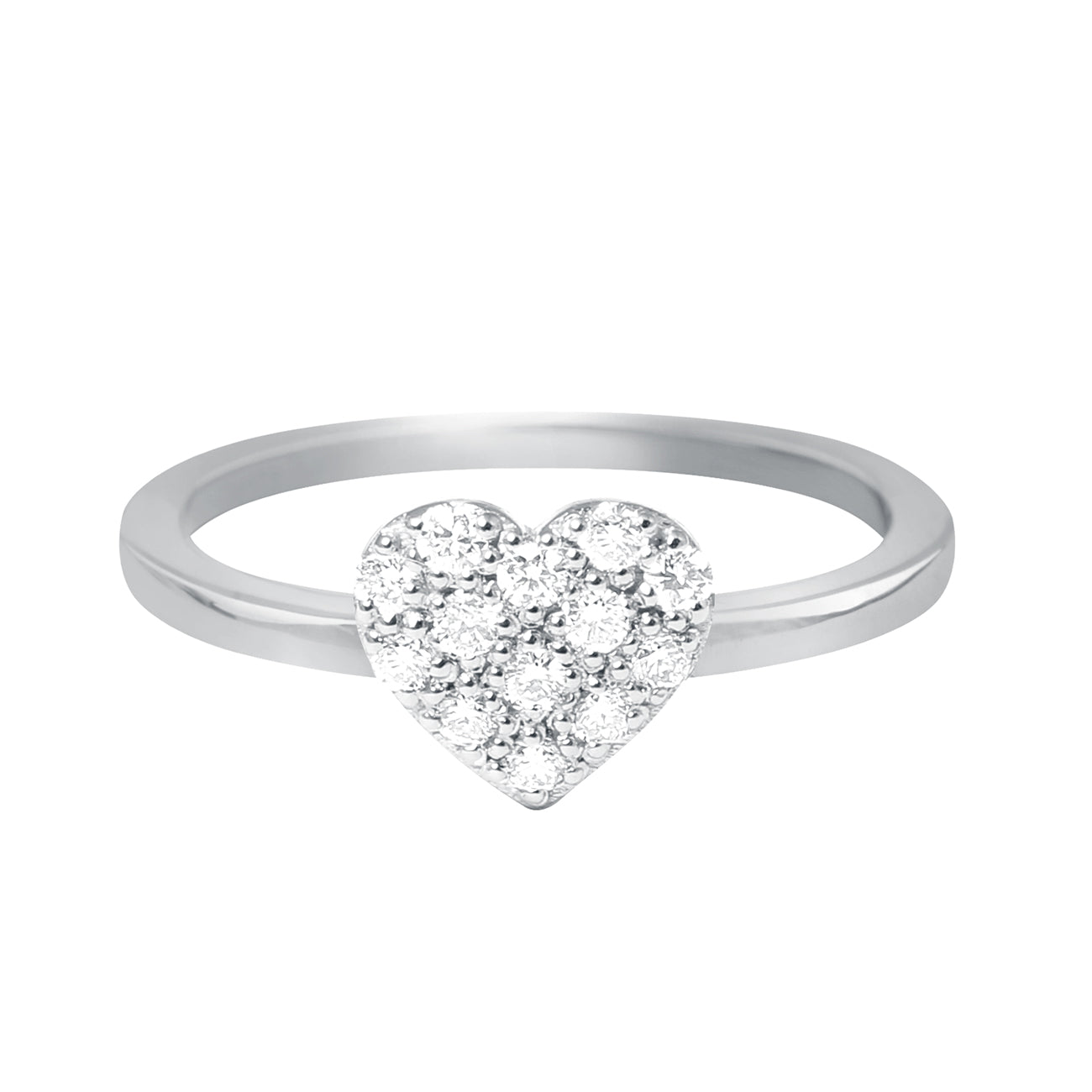 Bague In Love, diamants, or blanc, T 52