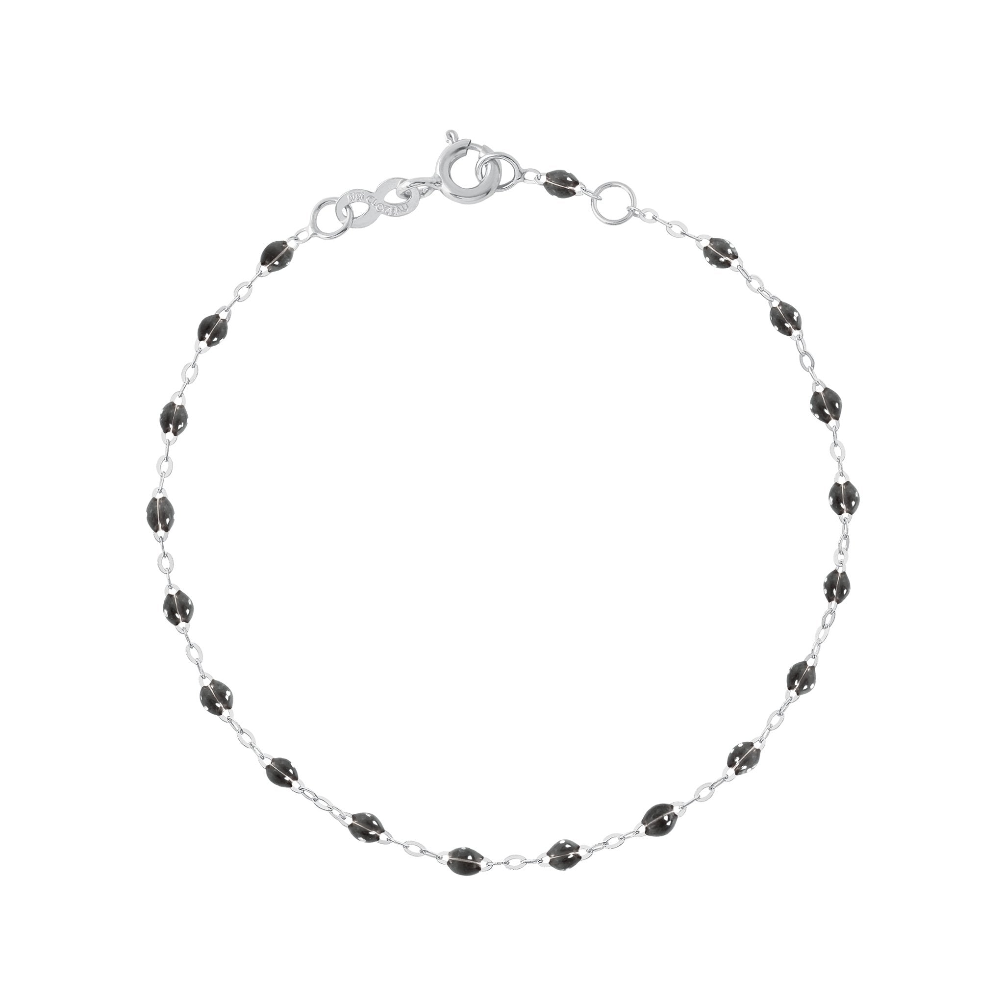 Bracelet quartz Classique Gigi, or blanc, 17 cm