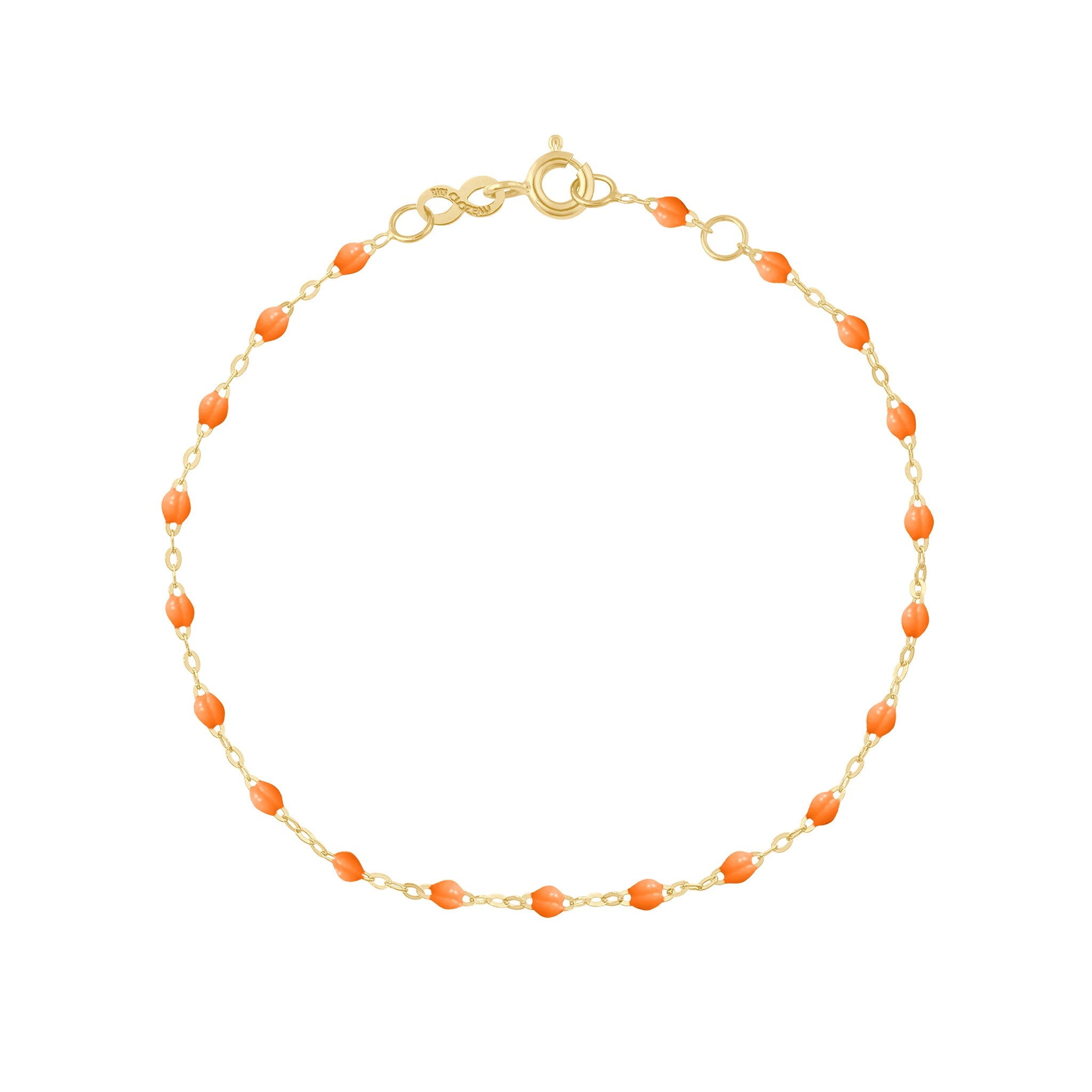 Bracelet mandarine Classique Gigi, or jaune, 19 cm