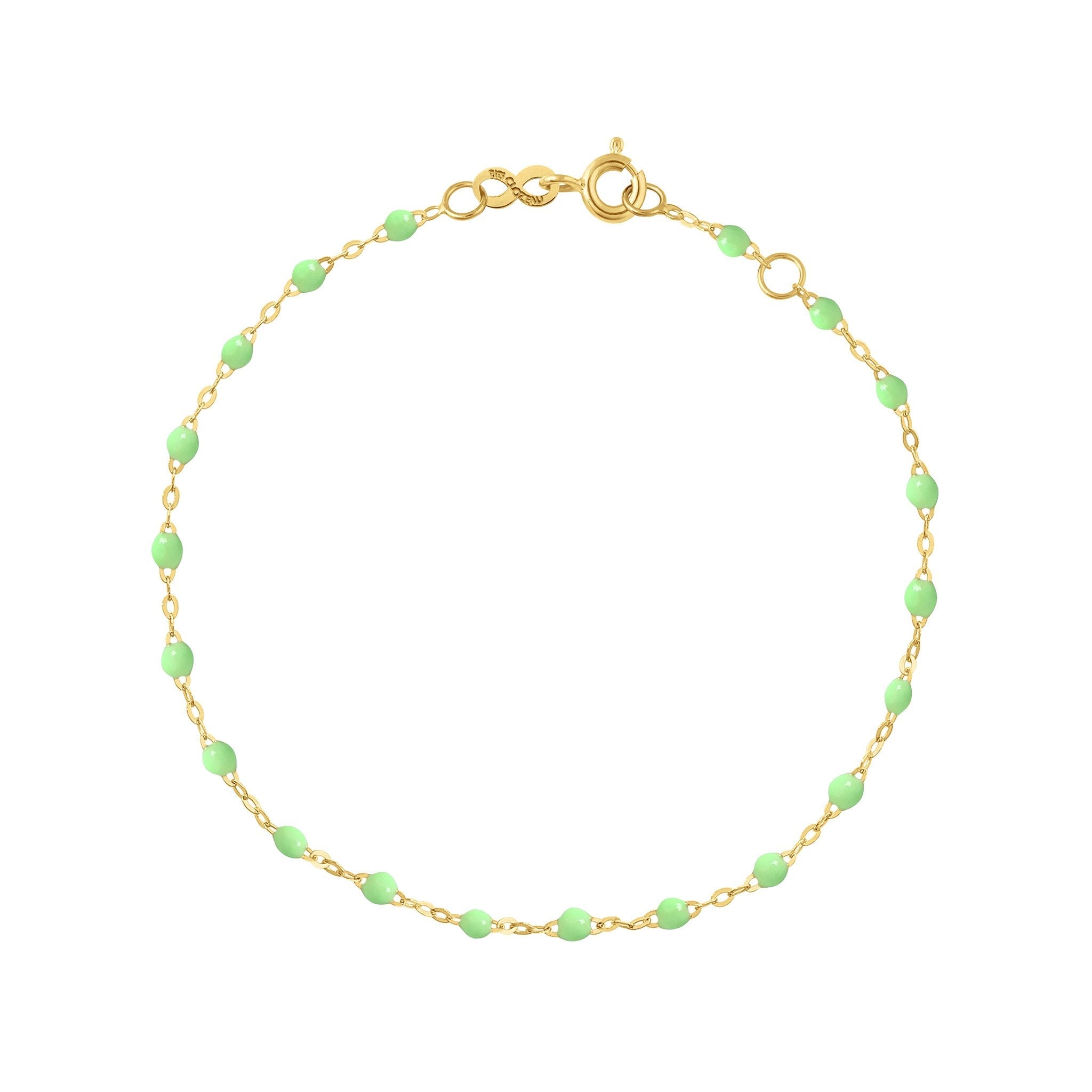 Bracelet anis Classique Gigi, or jaune, 19 cm