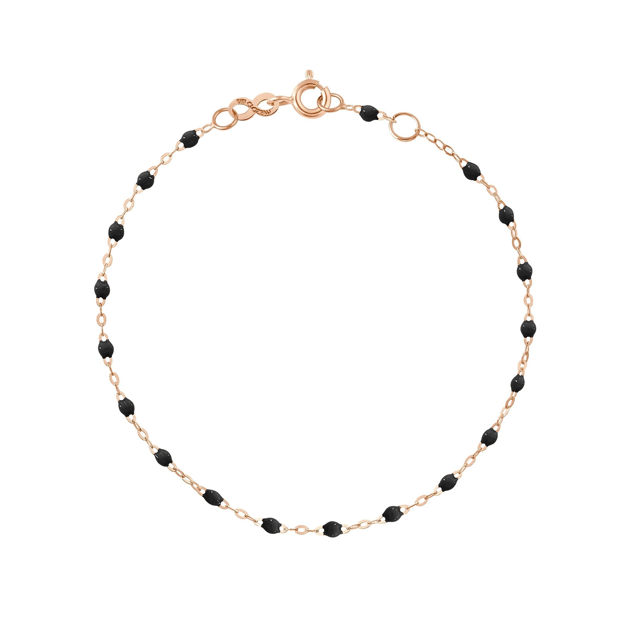 Bracelet noir Classique Gigi, or rose, 19 cm classique gigi Référence :  b3gi001r2019xx -1