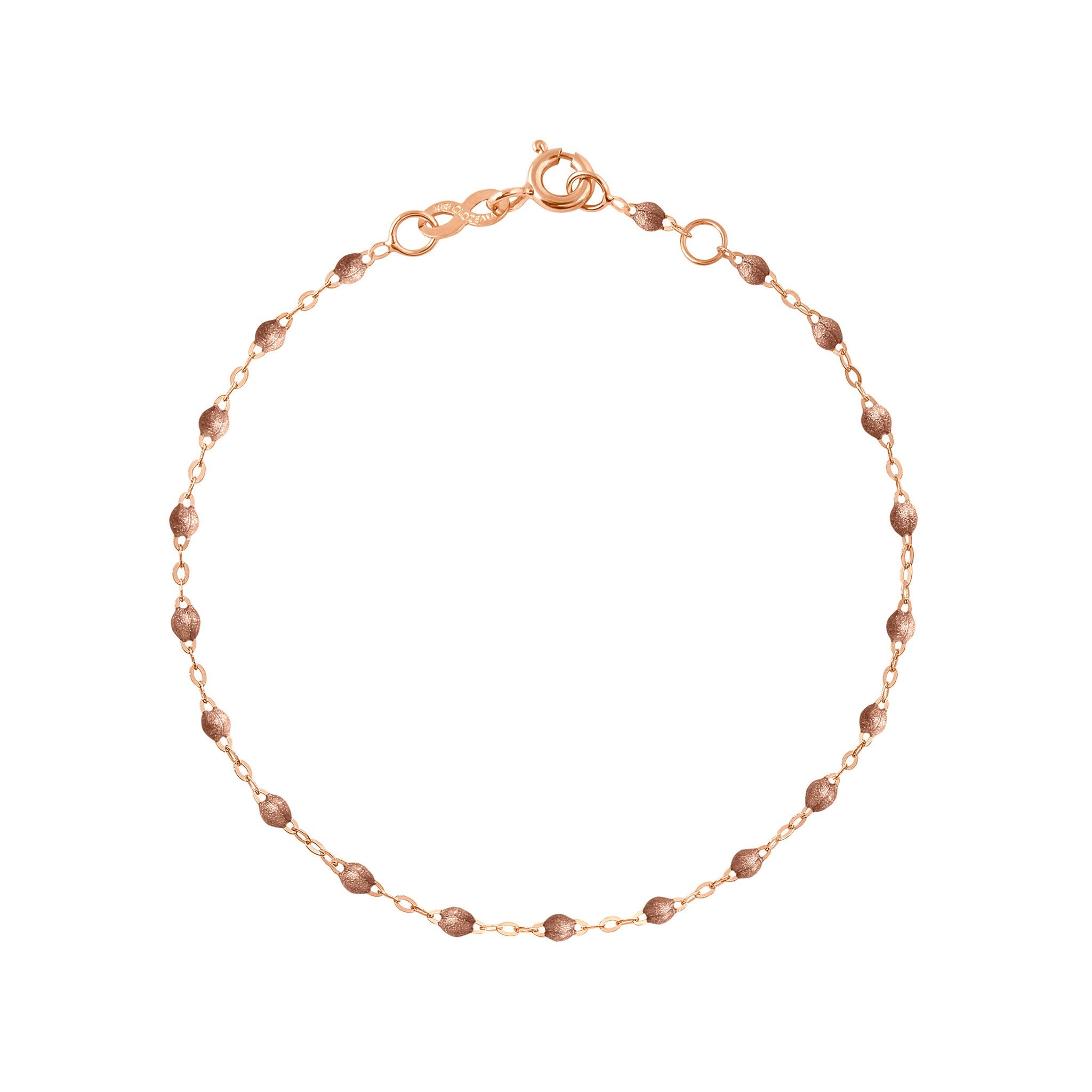 Bracelet cuivre Classique Gigi, or rose, 17 cm