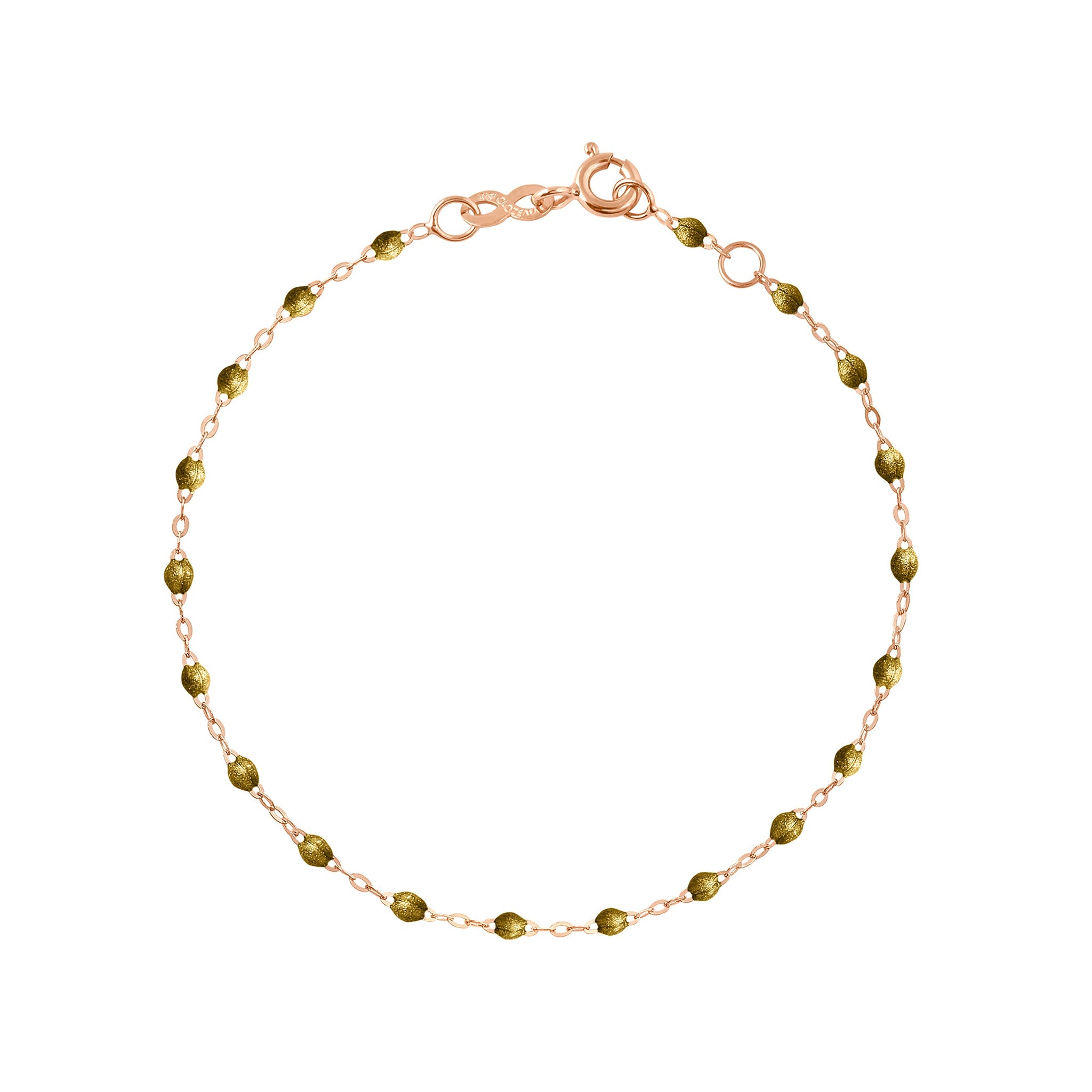 Bracelet doré Classique Gigi, or rose, 19 cm