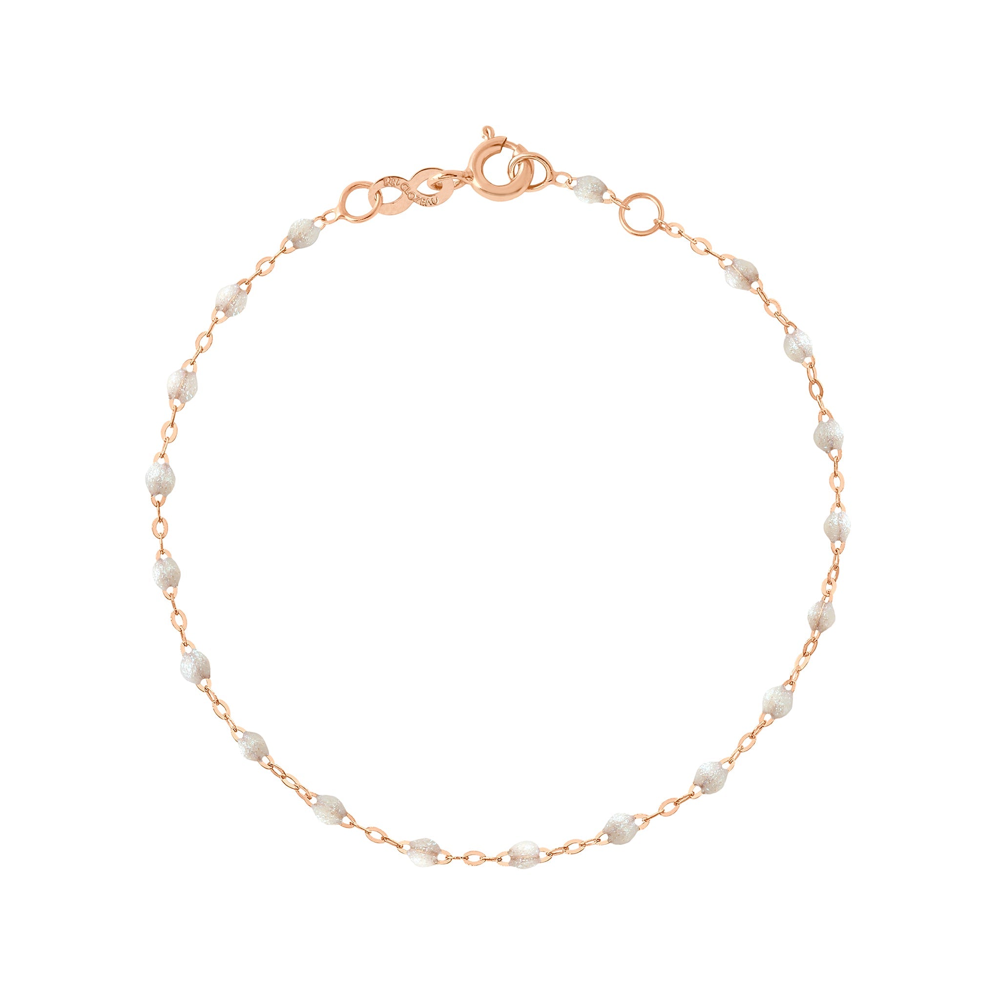 Bracelet opale Classique Gigi, or rose, 15 cm